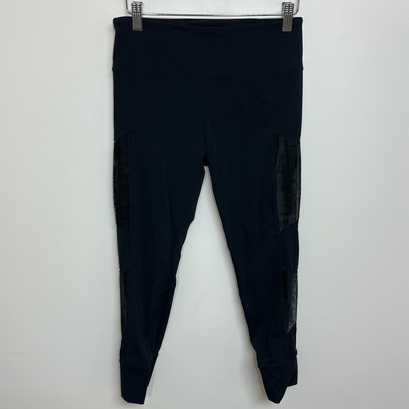 Zyia Black Mirage Leggings Joggers 7/8 6-8 - Picture 4 of 8